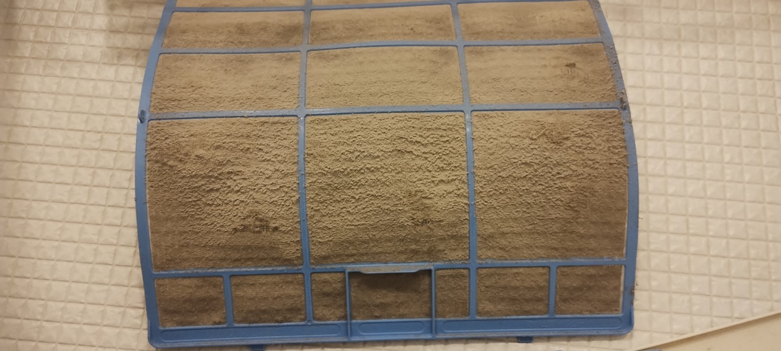 フィルターのホコリ